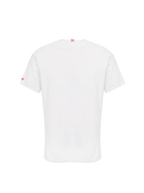 T-shirt Portofino in cotone con ricamo Panda Italian Surfer Mc2 Saint Barth | POT000104512L